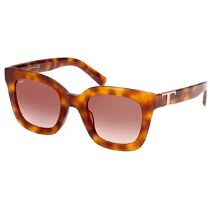 Tods Lunettes de Soleil Tod's TO0301 50/24/140 BLONDE HAVANA/BROWN SHADED acétate femme TO0301 pas cher