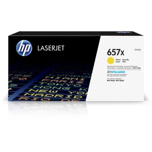 Comparateur de prix : HEWLETT-PACKARD Cartouche de toner jaune HP 657X LaserJet grande capacité authentique