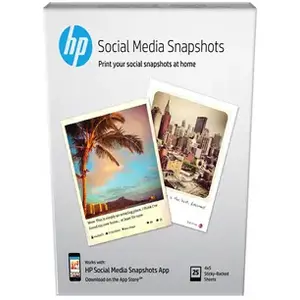 Papier photo HP Social Media Snapshots 25 feuilles pas cher