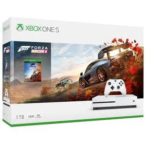Comparateur de prix : Microsoft Xbox One S 1TB + Forza Horizon 4 1 To Wifi Blanc