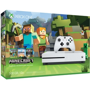 Pack Microsoft Console Xbox One S + Minecraft 500 Go pas cher