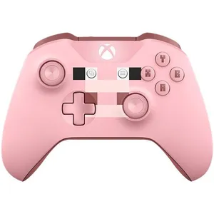 Microsoft Manette Xbox Wireless Controller Sans Fil Rose - Minecraft Pig pas cher