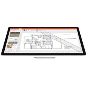 Microsoft Surface Pen Stylet 2 boutons sans fil Bluetooth 4.0 platine commercial pas cher