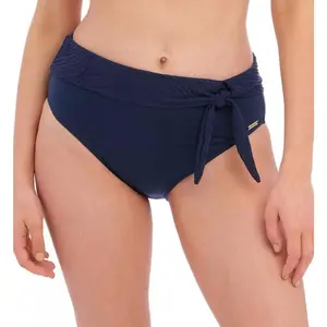 Culotte de bain Taille Haute - Bleue Fantasie Bain OTTAWA en nylon XL pas cher
