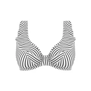 Comparateur de prix : FREYA Haut de maillot rayé décolleté plongeant à volant Jewel cove 90M