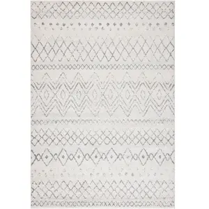Safavieh Milani Tapis tissé en polypropylène 90 X 150 cm Ivoire/Anthracite.Vendu paramazon