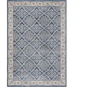 Safavieh Tapis Bleu/Neutre 160 X 230 pas cher