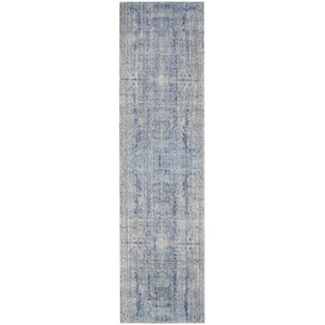 Safavieh Tapis polyester bleu 69 x 244 cm pas cher