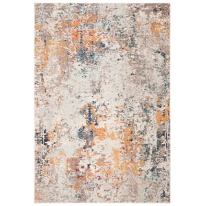 Safavieh Mateo Tapis en polypropylène tissé Gris/Beige 160 x 230 cm pas cher