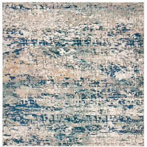 Safavieh Tapis Gris/Bleu/Multicolore 201 X 201 cm pas cher