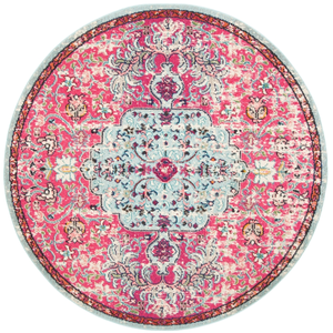 Safavieh Tapis Fuchsia/Sarcelle 201 X 201 cm pas cher