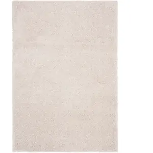 Comparateur de prix : Safavieh Août Tapis à Poils Longs Mi-Saison 4' x 6' Beige