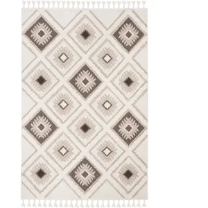 Safavieh Tapis Neutre/Marron 120 X 180 pas cher