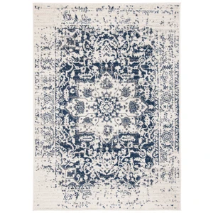 Safavieh Tapis Neutre/Bleu Marine 201 X 279 cm pas cher