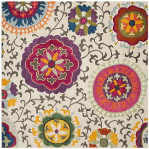 Safavieh Tapis Ivoire/Multicolore 201 X 201 cm pas cher