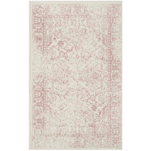 Safavieh Tapis Ivoire/Rose 76 X 122 cm pas cher