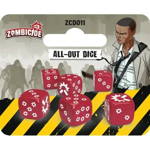 Jeu de société Zombicide : Dés de Va-tout - CMON Jeu de société - CMNZCD11ML pas cher