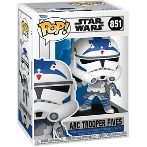Funko Figurine POP Star Wars ARC Trooper Fives n° 851 pas cher
