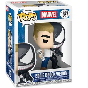 Funko Figurine en vinyle Marvel POP! : MC Splits, série 2, Eddie/Venom, 9 cm pas cher