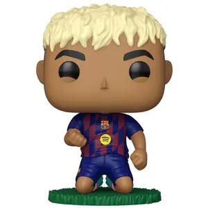 LAMINE YAMAL KNEELING / FC BARCELONE / FIGURINE FUNKO POP pas cher