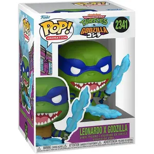 LEONARDO X GODZILLA / GODZILLA X TURTLES / FIGURINE FUNKO POP pas cher