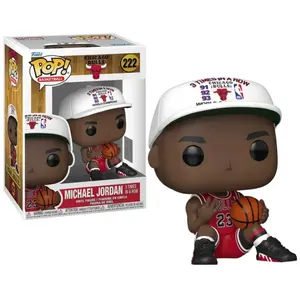 MICHAEL JORDAN 3 TIMES IN A ROW / CHICAGO BULLS / FIGURINE FUNKO POP pas cher