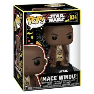 Figurine Funko Pop Star Wars May The Fourth S2 Mace Windu Retro pas cher