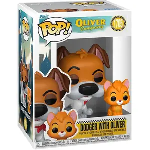 DODGER WITH OLIVER / OLIVER AND COMPANY / FIGURINE FUNKO POP pas cher