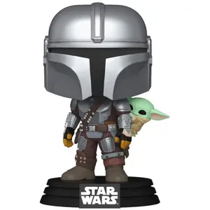 Figurine Funko Pop Star Wars The Mandalorian with Grogu pas cher