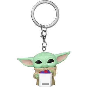 Figurine Funko Pop Keychain Mandalorian & Grogu S2 Pop 1 pas cher