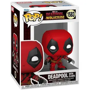 Funko Figurine POP Marvel Deadpool 3, série 4 : Deadpool avec griffes #1583 pas cher