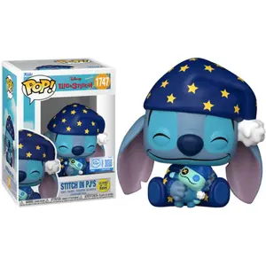Funko Lilo & Stitch - Figurine POP! Stitch en Pyjama Glow in the Dark 9 cm