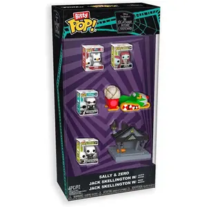Figurine Funko Bitty Pop! | L'etrange Noel De Mr Jack | Starter Set