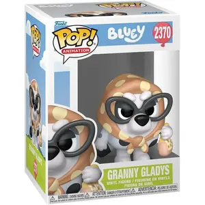 Figurine miniature - FUNKO - Muffin (granny) - Bluey - Vinyle - 9 cm pas cher