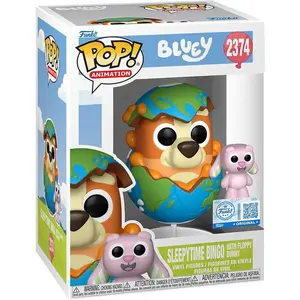 SLEEPYTIME BINGO WITH FLOPPY BUNNY / BLUEY / FIGURINE FUNKO POP pas cher