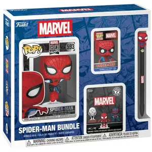 Ensemble Funko POP! Marvel Spider-Man : figurine, porte-clés, mini-figurine, stylo pas cher