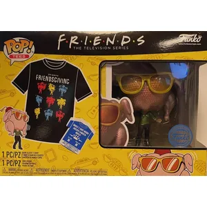 Funko Friends - Booble Head Pop N° 706 - Monica W/ Turkey + T-Shirt (M)