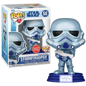Funko Make-A-Wish Stormtrooper Pop! Vinyl Bobble-Head Figure GameStop Exclusive pas cher