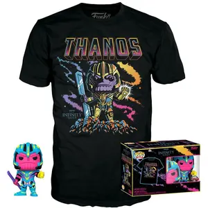 Comparateur de prix : Funko Pop! Et Figurine Exclusive Tee Infinity Saga Marvel Thanos