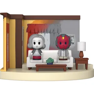 Funko Figurine Pop Mini Moment Marvel WandaVision 1960s Wanda and Vision pas cher