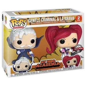 Comparateur de prix : Figurine Funko Pop My Hero Academia Gentle Criminal & La Brava Exclusive (x2)