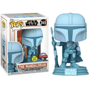 POP Funko Star Wars The Mandalorian Holographiques Holographic # 345 pas cher
