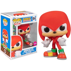 KNUCKLES / SONIC / FIGURINE FUNKO POP / EXCLUSIVE SPECIAL EDITION / FLOCKED pas cher