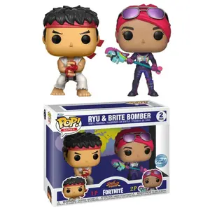 Figurine Funko Pop! Games: Fortnite- 2PK Ryu & Brite Bomber