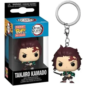 Funko Figurine Pop Keychain Demon Slayer Tanjiro with Chase Modèle aléatoire