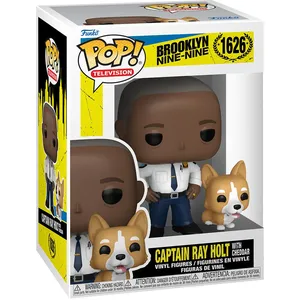 CAPTAIN RAY HOLT WITH CHEDDAR / BROOKLYN NINE-NINE / FIGURINE FUNKO PO... pas cher