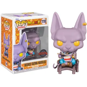 Figurine Funko Pop Animation Dragon Ball Super Beerus Eating Noodles pas cher