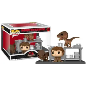Figurine Funko Pop! Jurassic Park - Tim with Velociraptors 1199 Movie ... pas cher