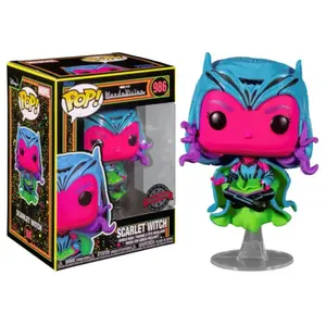 Funko Wandavision - Figurine Pop! Scarlet Witch(Blacklight) 9 Cm pas cher