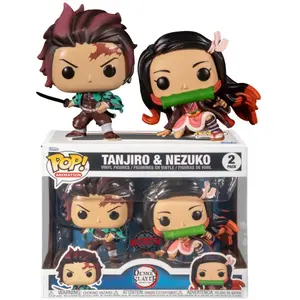 Comparateur de prix : Figurines Funko Pop Animation Demon Slayer 2 Pack Tanjiro and Nezuko